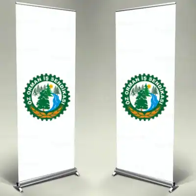 Öz Orman İş Sendikası Roll Up Banner