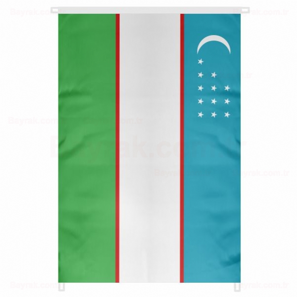 zbekistan Bina Boyu Bayrak