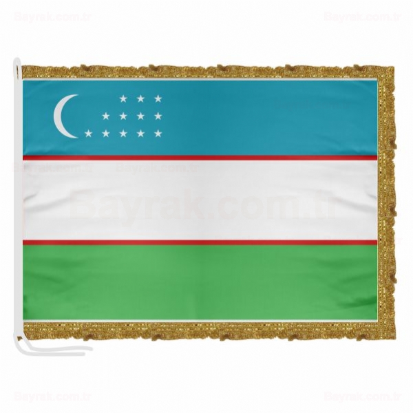 zbekistan Saten Makam Bayrak