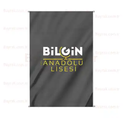 zel Bilgin Anadolu Lisesi Bina Boyu Bayrak