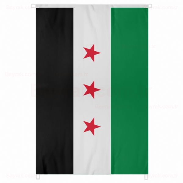 zgr Suriye Ordusu Bina Boyu Bayrak