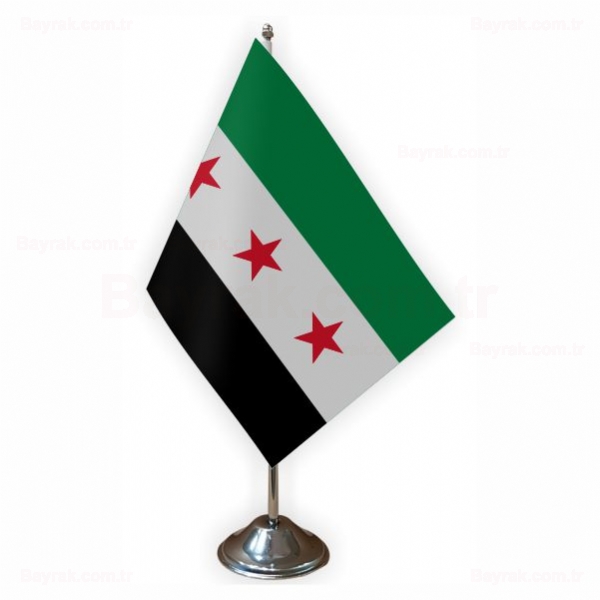 zgr Suriye Ordusu Tekli Masa Bayrak