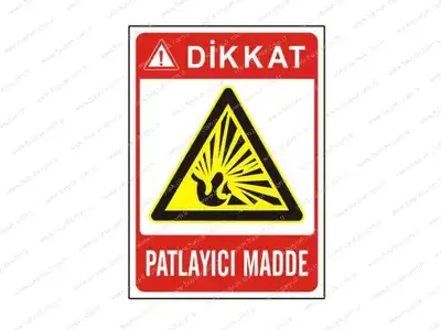 Patlayc Madde Levhas
