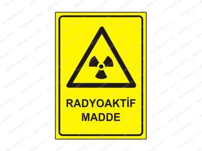 Radyoaktif Madde Levhas