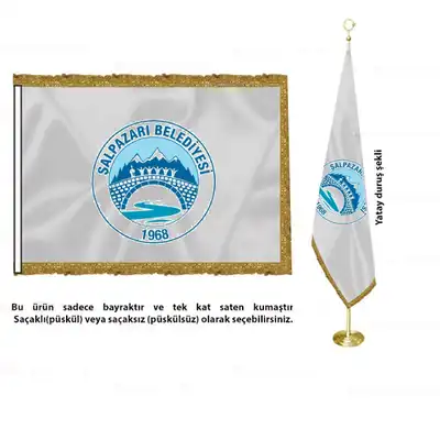 Şalpazarı Belediyesi Saten Makam Bayrağı