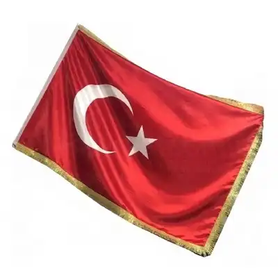 Saten Türk Makam Bayrağı